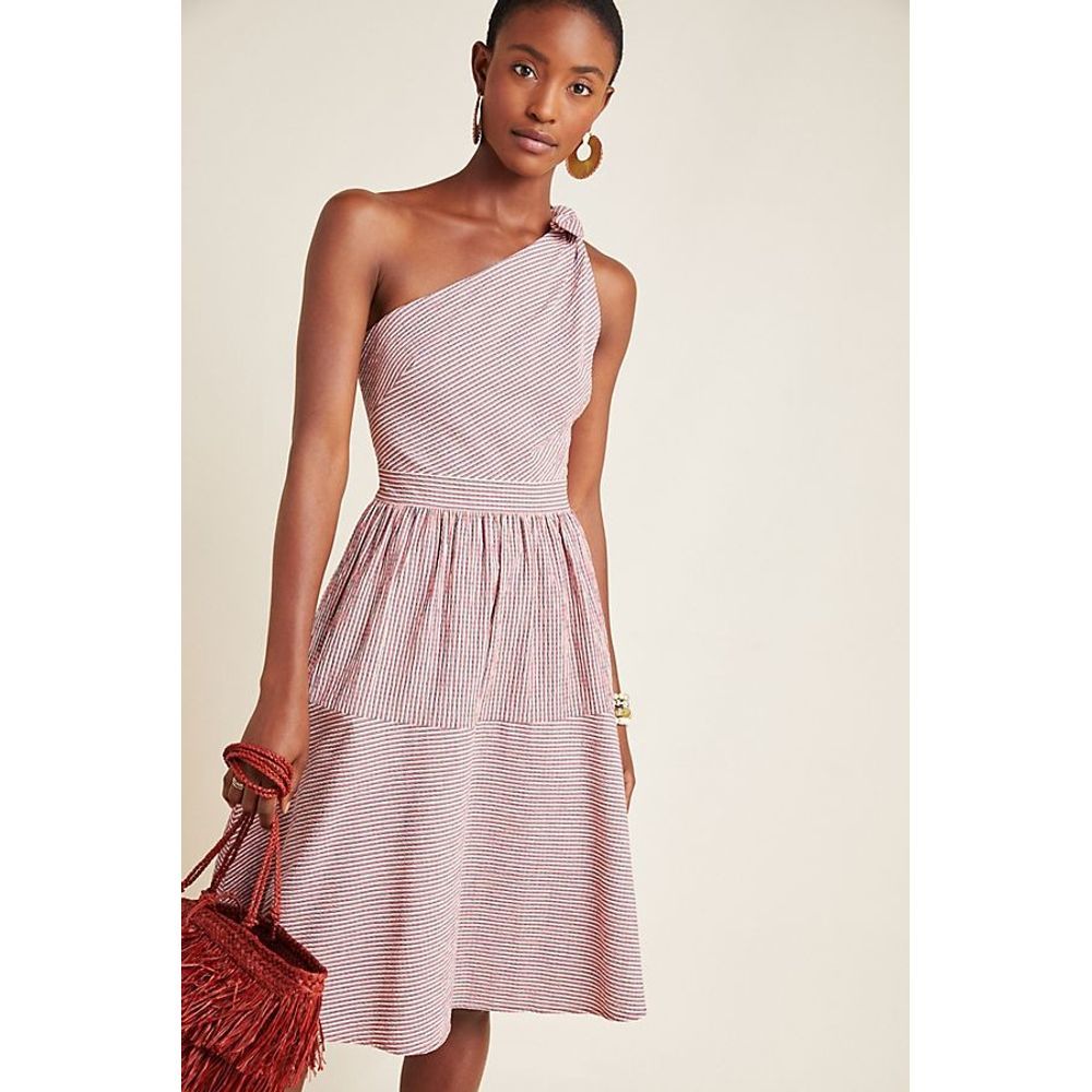 New Gal Meets Glam Martha One-Shoulder Mini Dress
